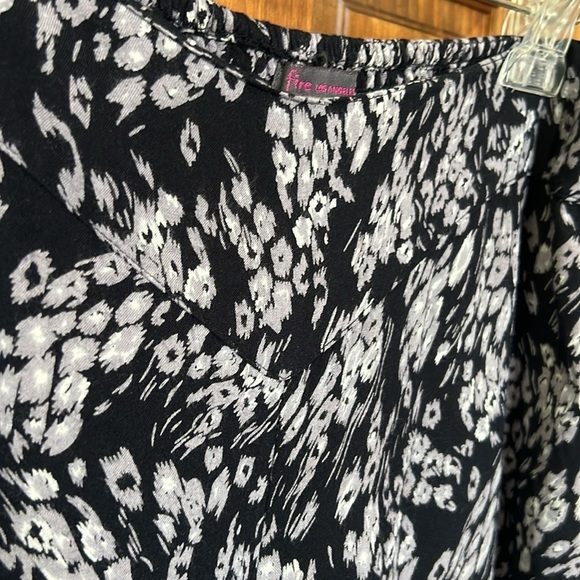 Boho Wide Leg Basque Waist Festival Flowy Pants 100% Rayon  | M - Picture 4 of 9